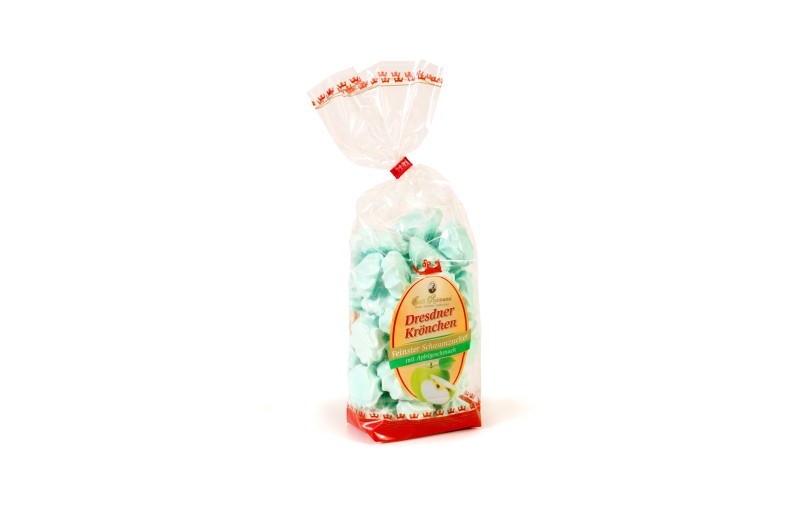 100g Schaumzucker Krönchen mit Apfelgeschmack
